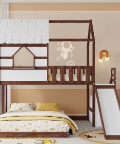 Twin Over Full Kids Bunk Bed Frame