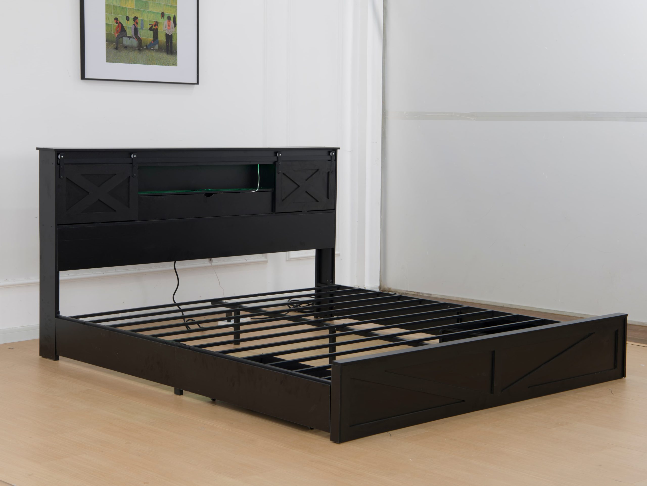 Farmhouse Bed Frame King Size