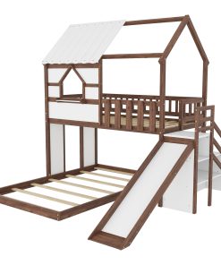 Twin Over Full Kids Bunk Bed Frame