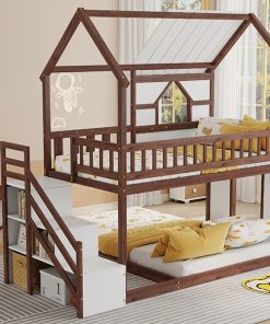 Twin Over Full Kids Bunk Bed Frame