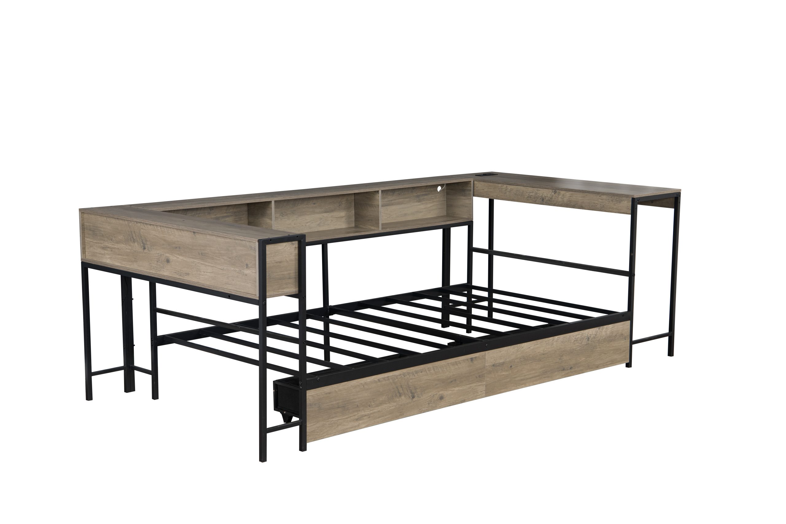 Corner Bed Frame Queen Size