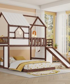 Twin Over Full Kids Bunk Bed Frame