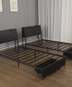 Double Twin Size Bed Frame