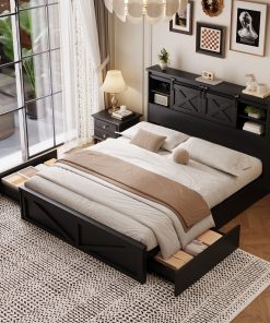 Farmhouse Bed Frame King Size