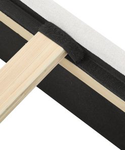 King Size Luxury Wing‑Back Upholstered Bed Frame