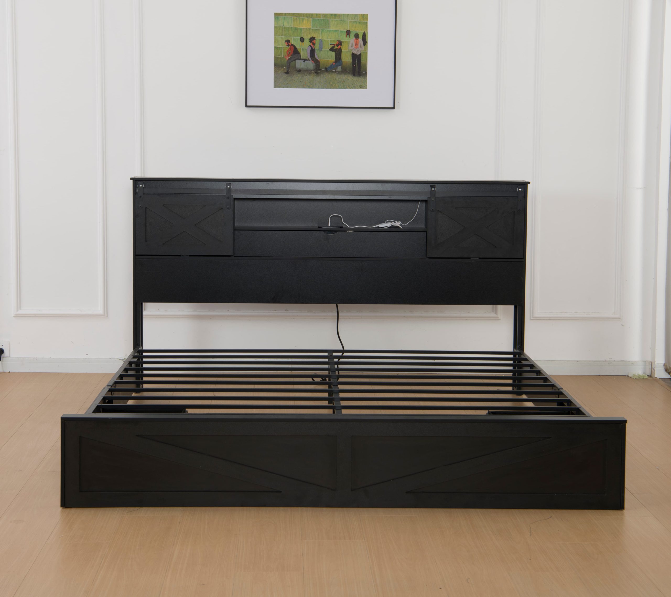Farmhouse Bed Frame King Size