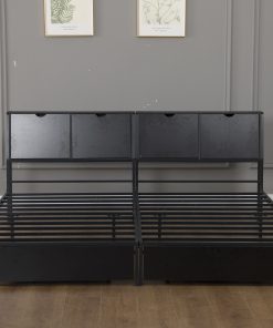 Double Twin Size Bed Frame