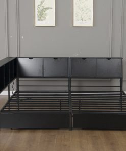 Double Twin Size Bed Frame
