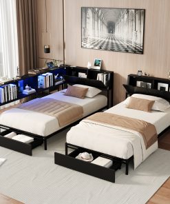 Double Twin Size Bed Frame