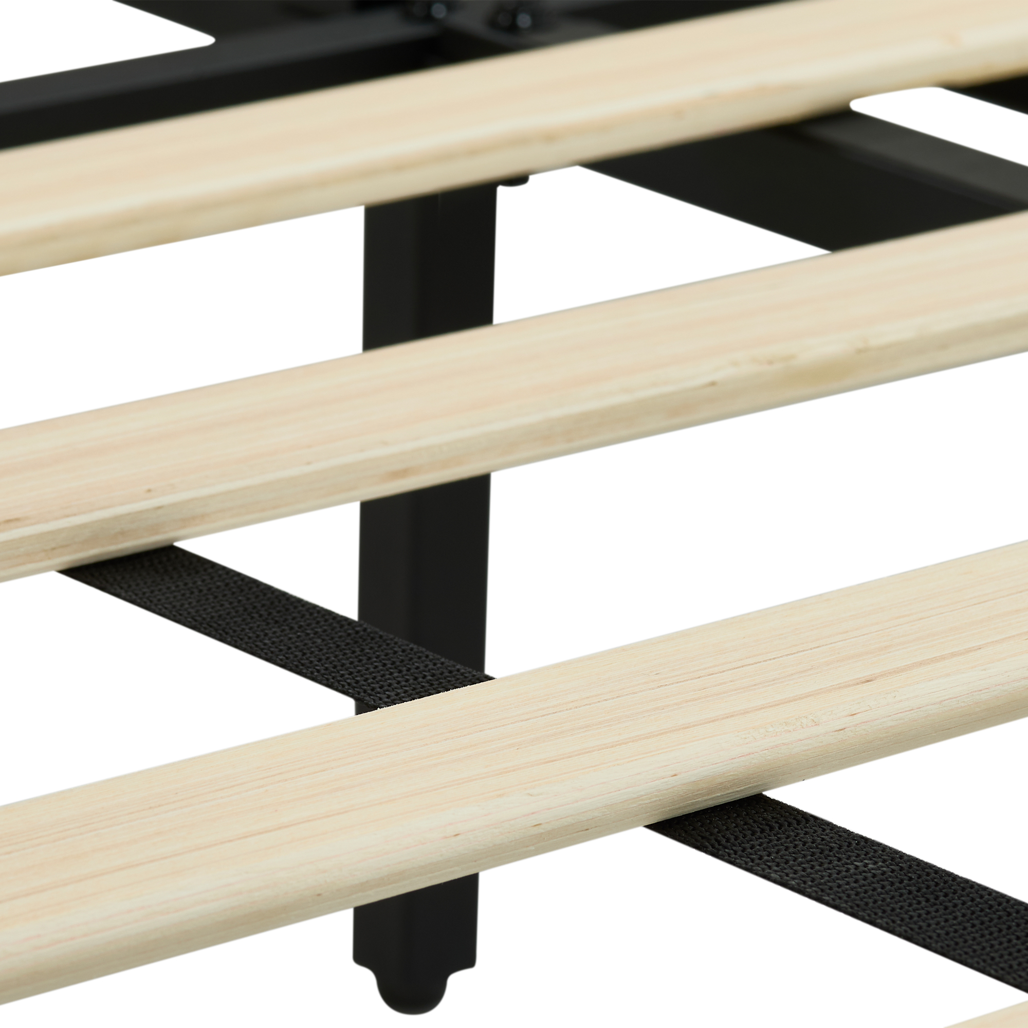 King Size Luxury Wing‑Back Upholstered Bed Frame