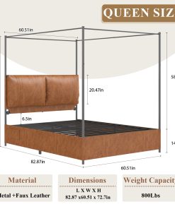Queen Canopy Bed Frame