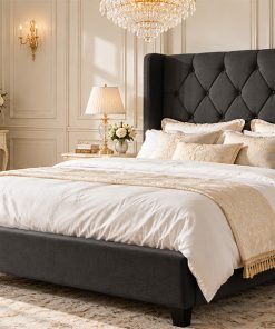 Modern Queen Size Platform Bed Frame