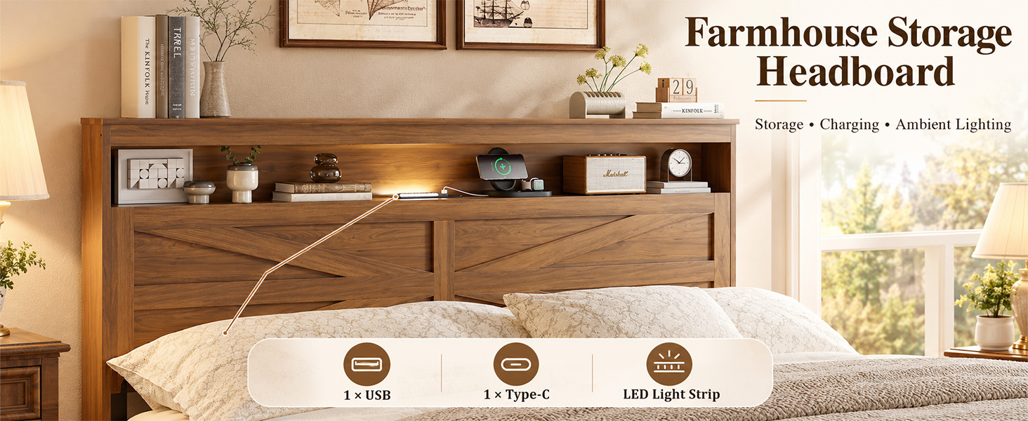 Queen Size Bed Frame Headboard