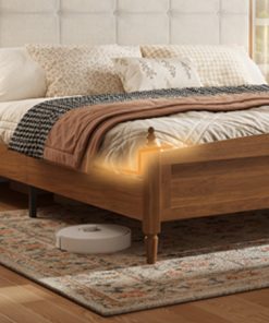 Vintage Spindle-Style Queen Size Bed Frame