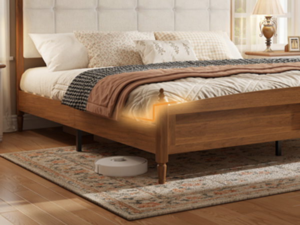 Vintage Spindle-Style Queen Size Bed Frame