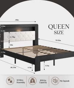 Queen Platform Bed Frame