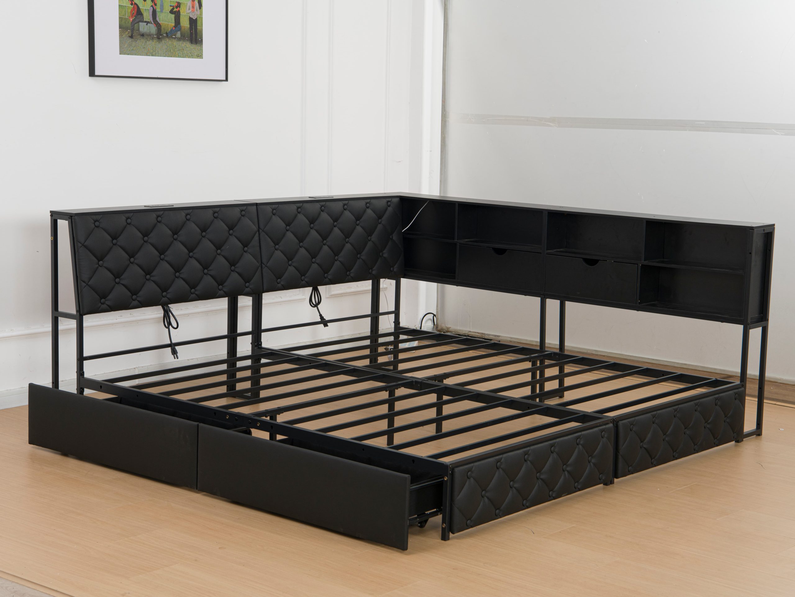 Twin Size Corner Bed Frame
