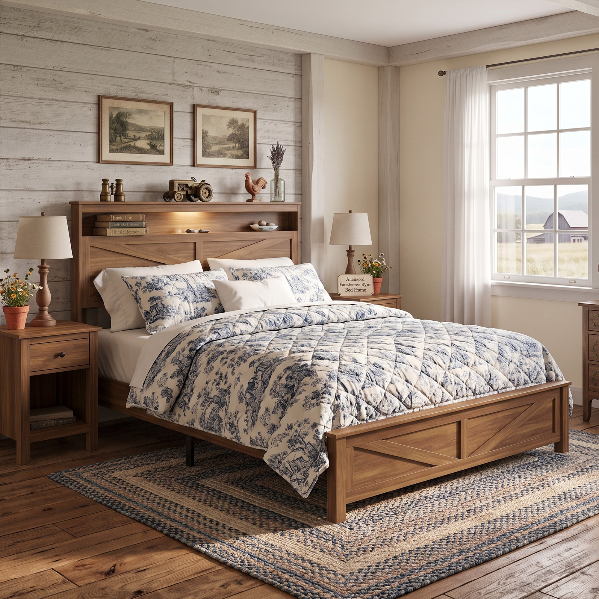 Queen Size Bed Frame Headboard