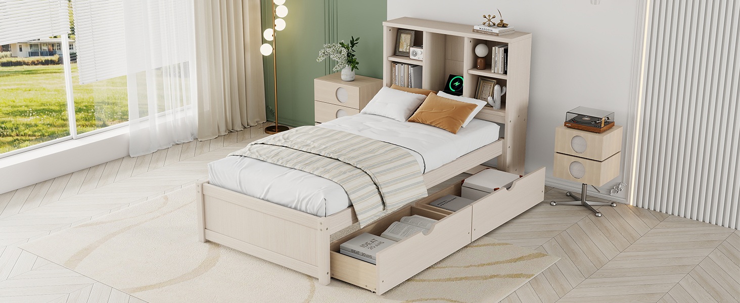 Modern Twin Size Bed Frame