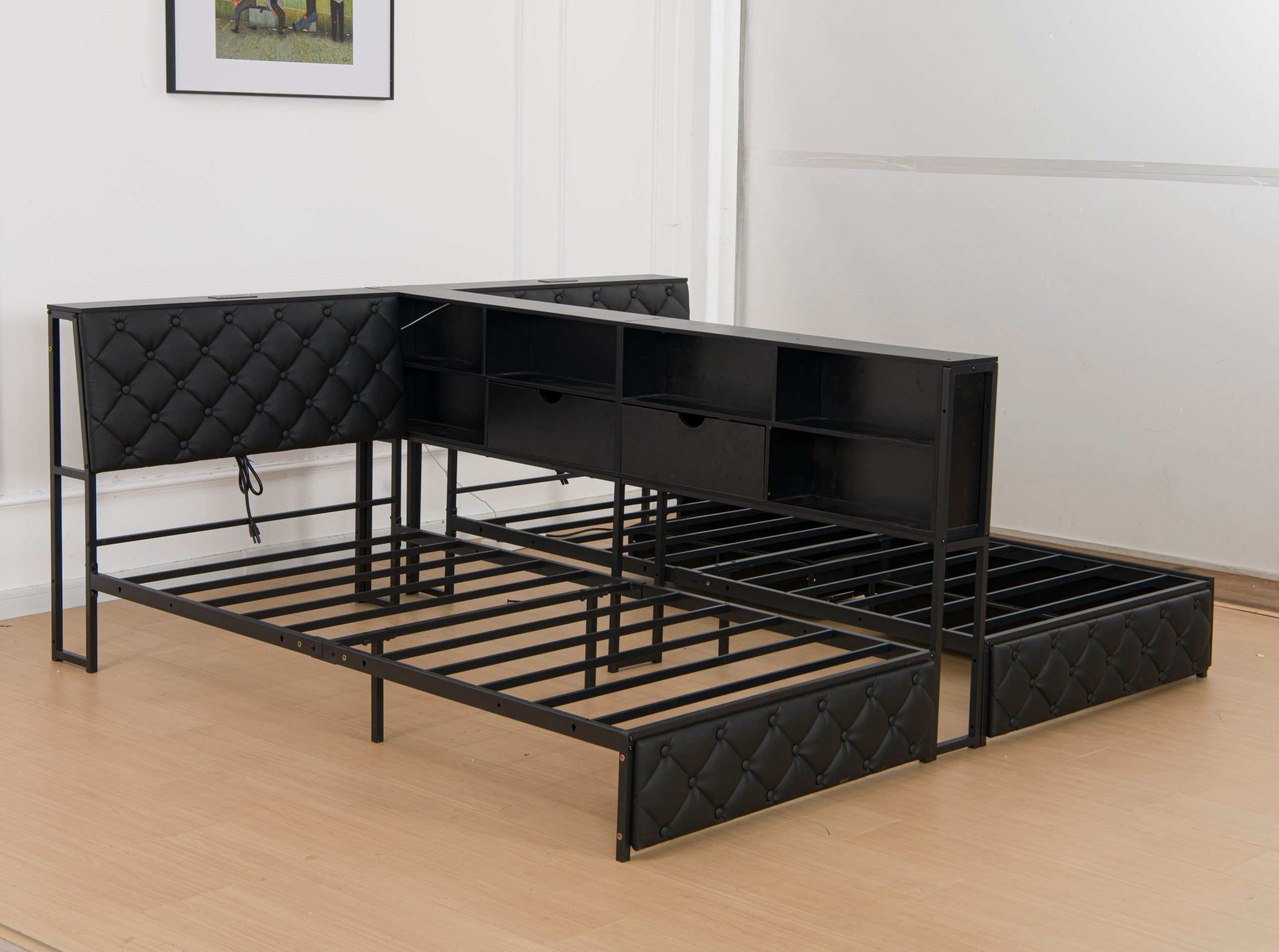 Twin Size Corner Bed Frame