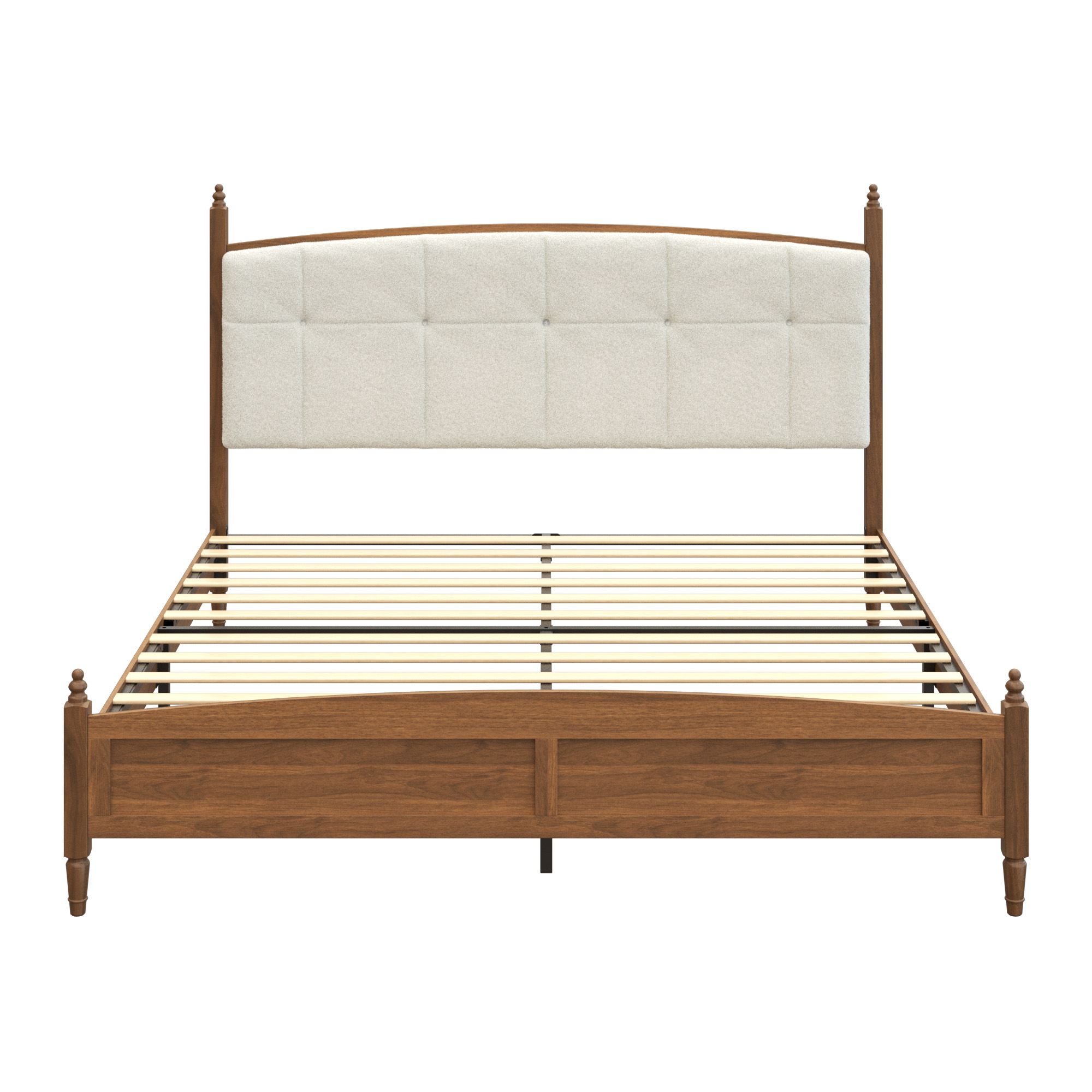 Vintage Spindle-Style King Size Bed Frame