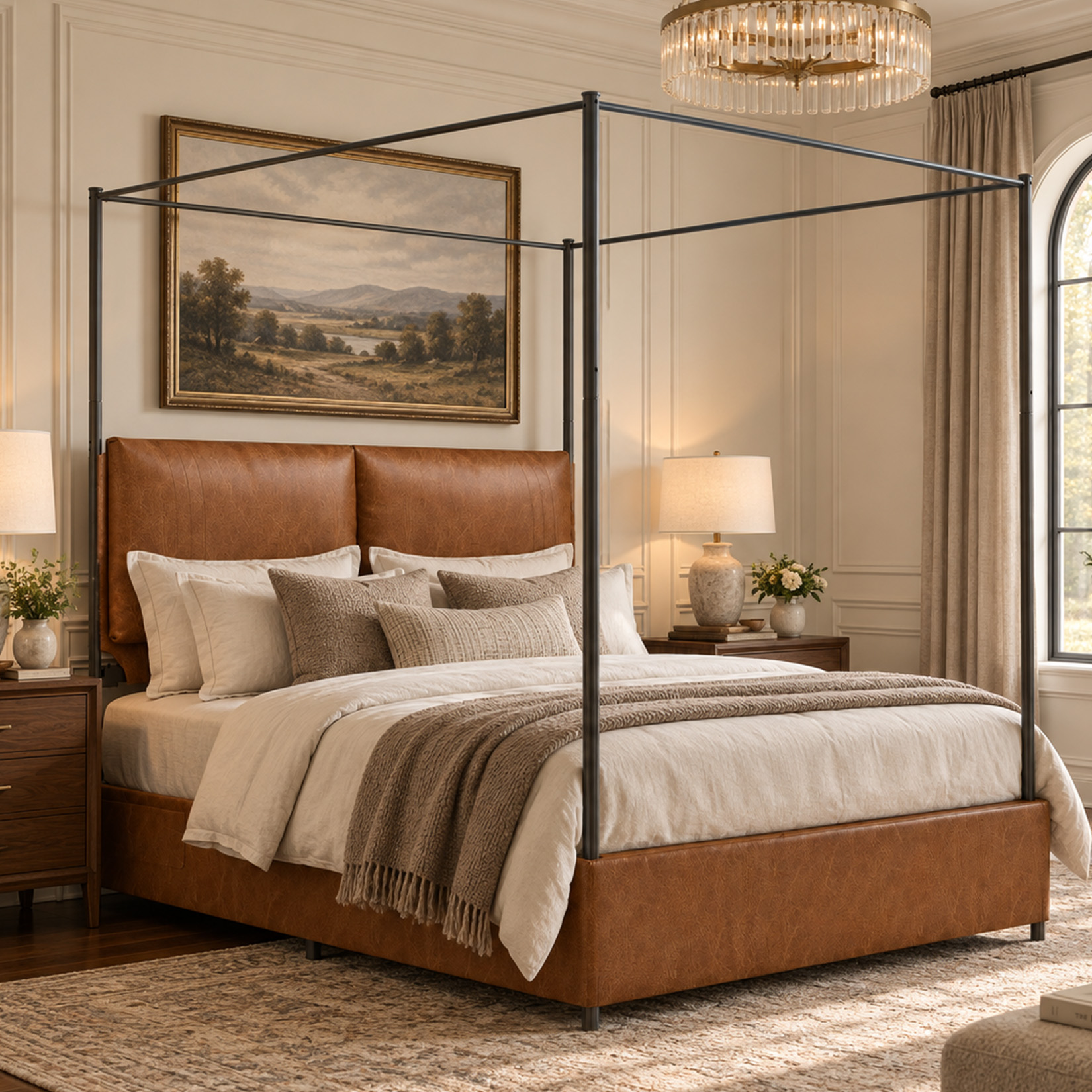 Queen Canopy Bed Frame