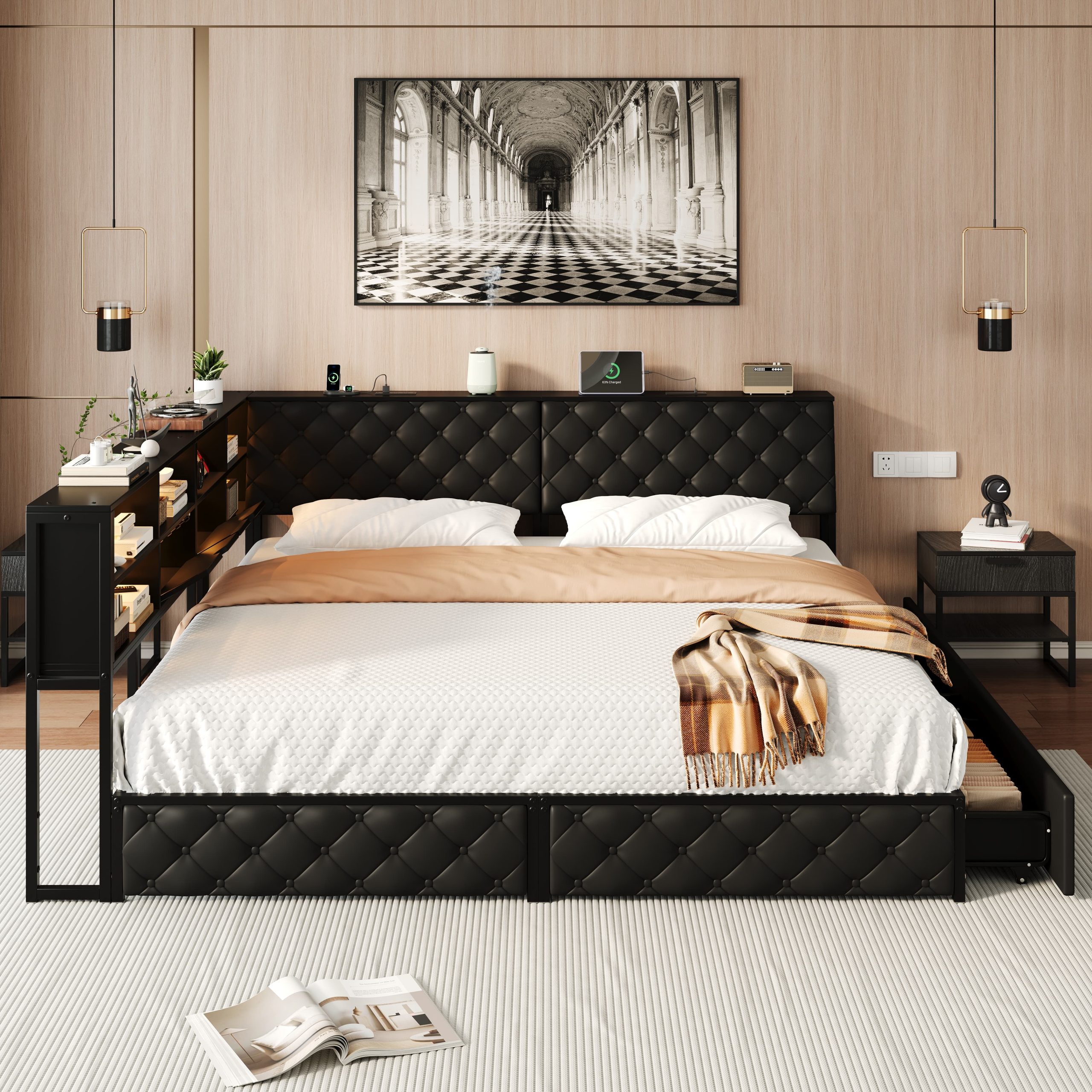 Twin Size Corner Bed Frame