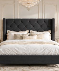 Modern Queen Size Platform Bed Frame