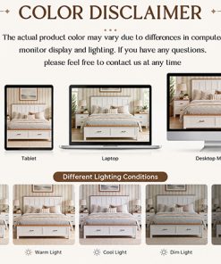 Queen Size Farmhouse Metal Bed Frame