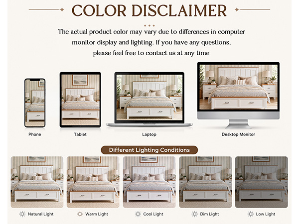 Queen Size Farmhouse Metal Bed Frame