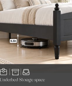 Queen Size Upholstered Platform Bed Frame