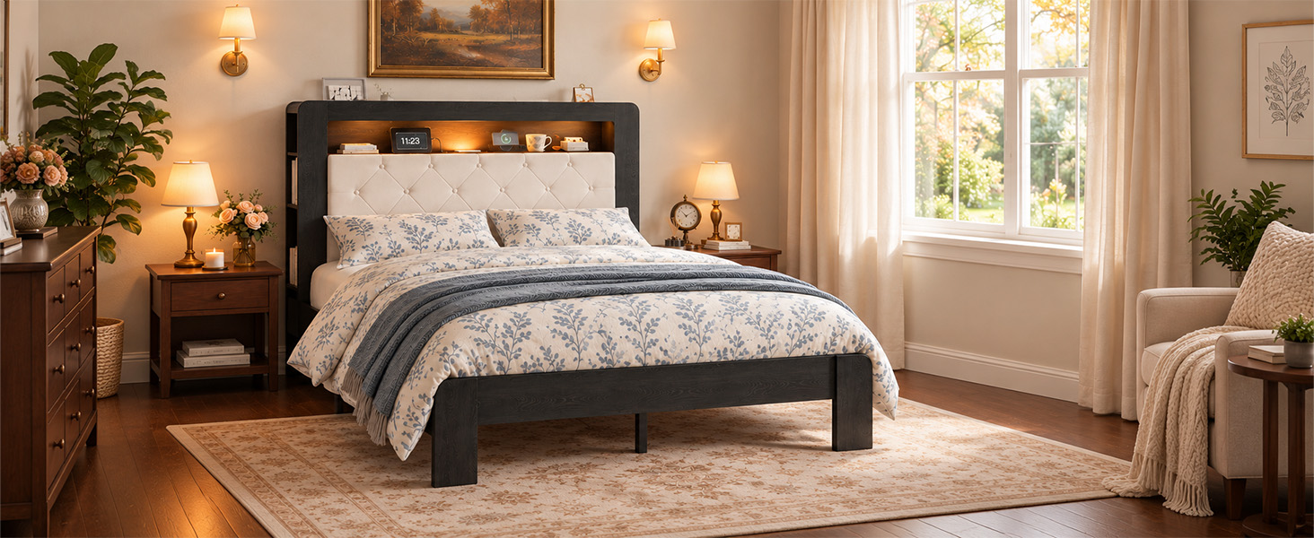 Queen Platform Bed Frame