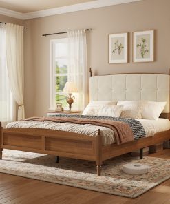 Vintage Spindle-Style Queen Size Bed Frame