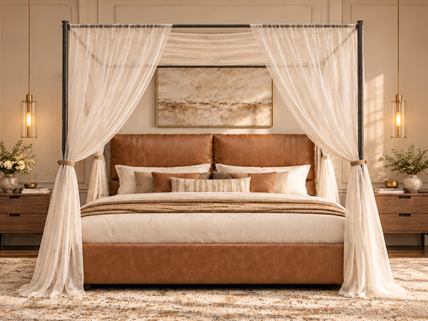 Queen Canopy Bed Frame
