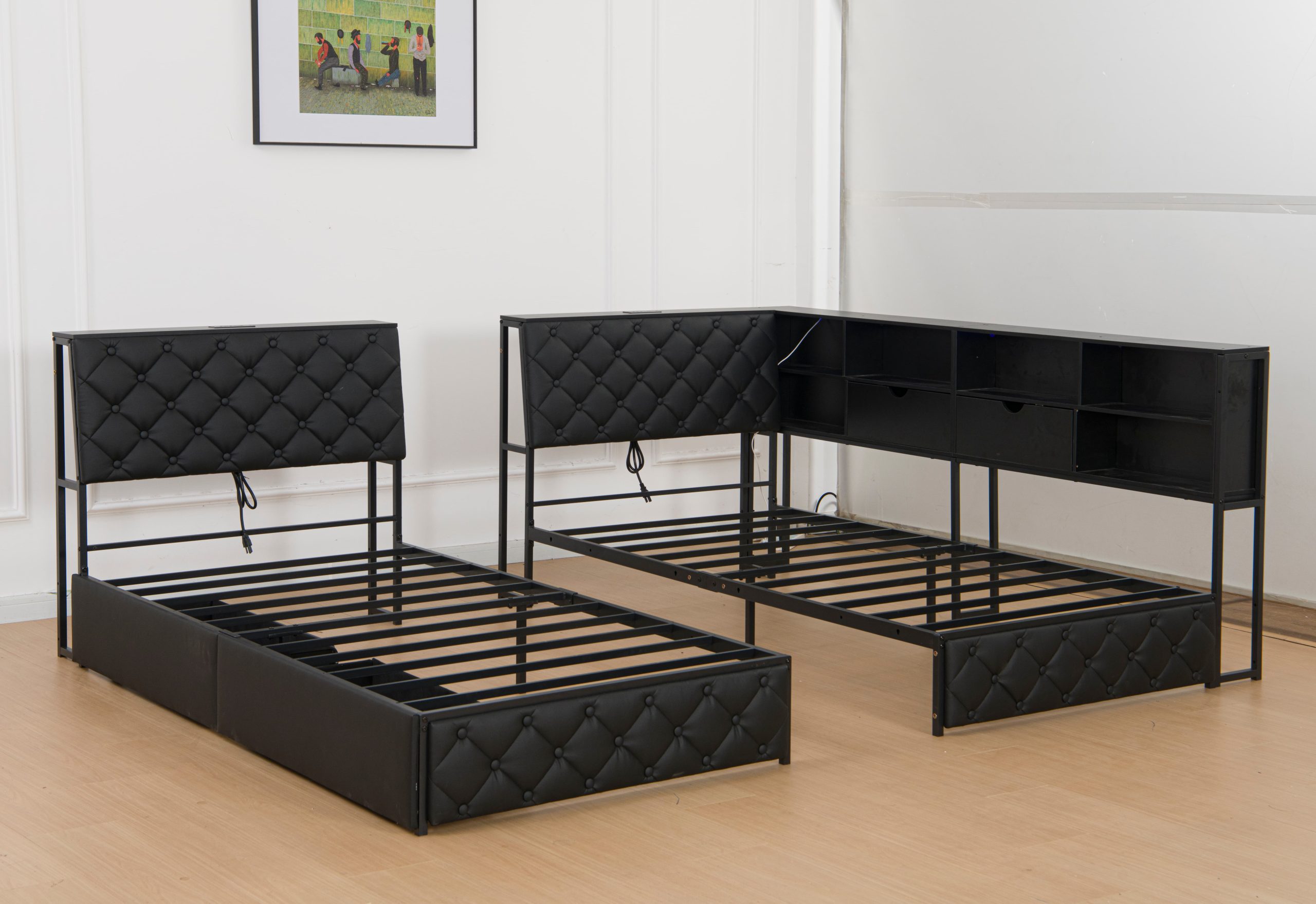 Twin Size Corner Bed Frame