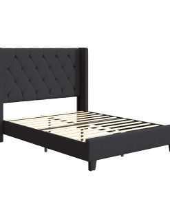 Modern Queen Size Platform Bed Frame
