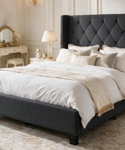 Modern Queen Size Platform Bed Frame