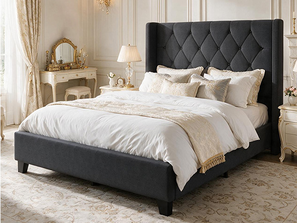 Modern Queen Size Platform Bed Frame