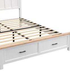 Queen Size Farmhouse Metal Bed Frame