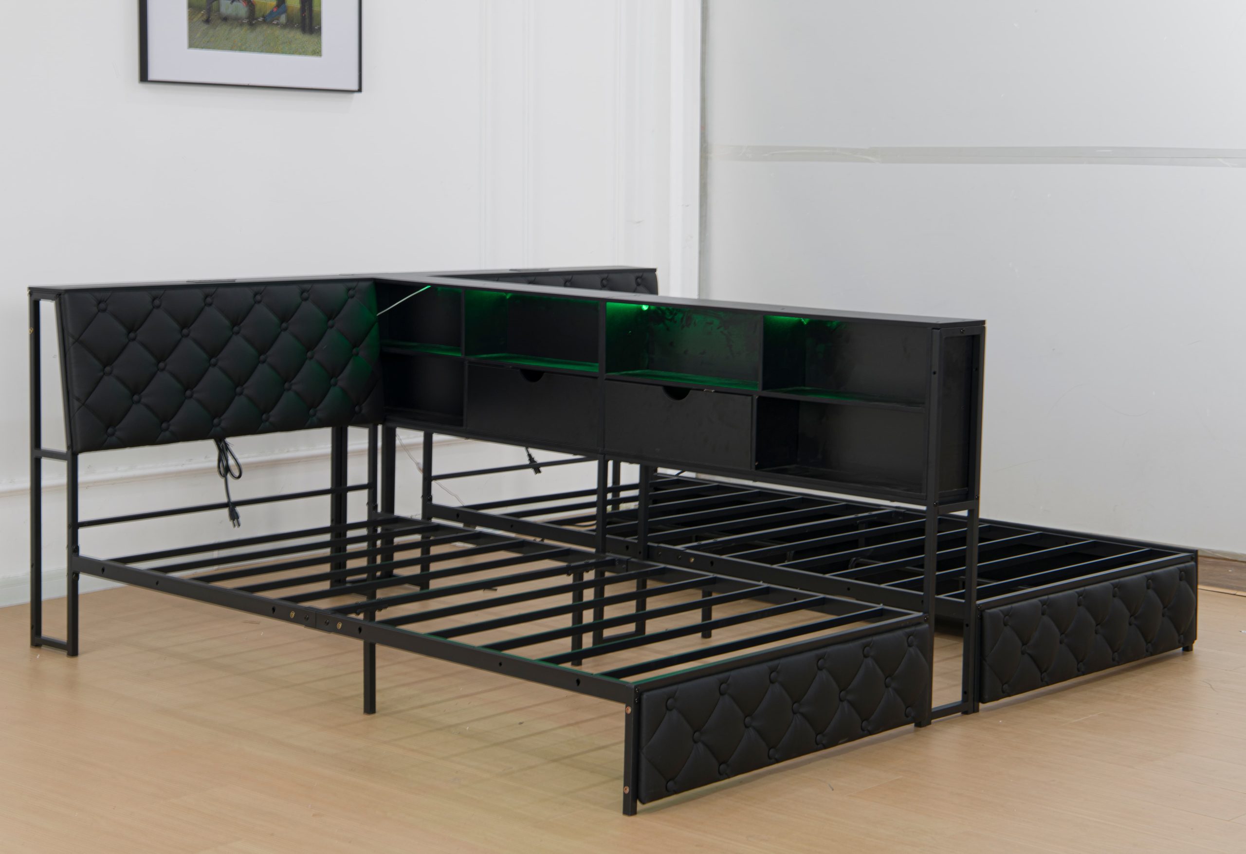 Twin Size Corner Bed Frame