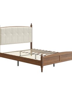 Vintage Spindle-Style Queen Size Bed Frame