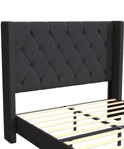 Modern Queen Size Platform Bed Frame