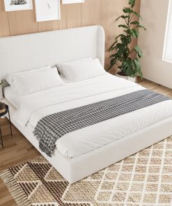 Queen Size Boucle Bed Frame