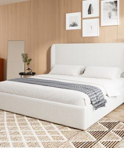 Queen Size Boucle Bed Frame