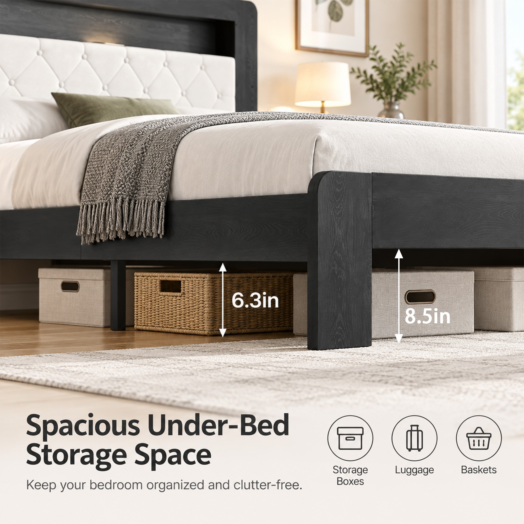 Queen Platform Bed Frame