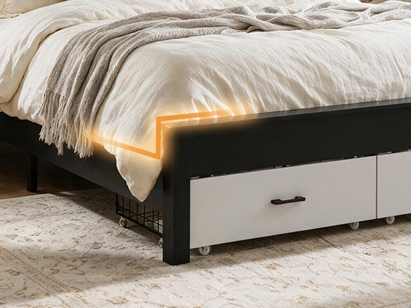 Rustic Farmhouse-style Queen Size Bed