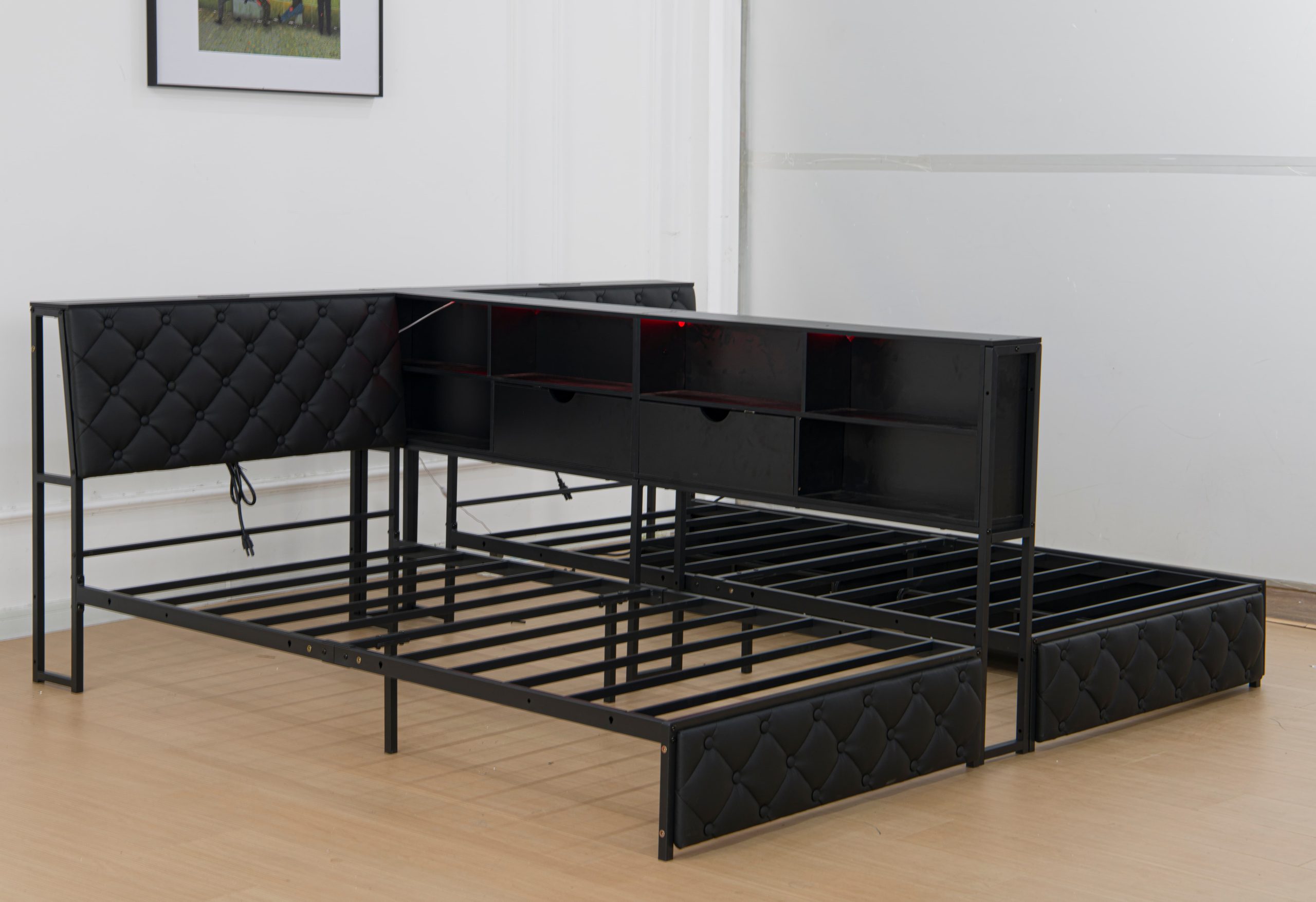 Twin Size Corner Bed Frame
