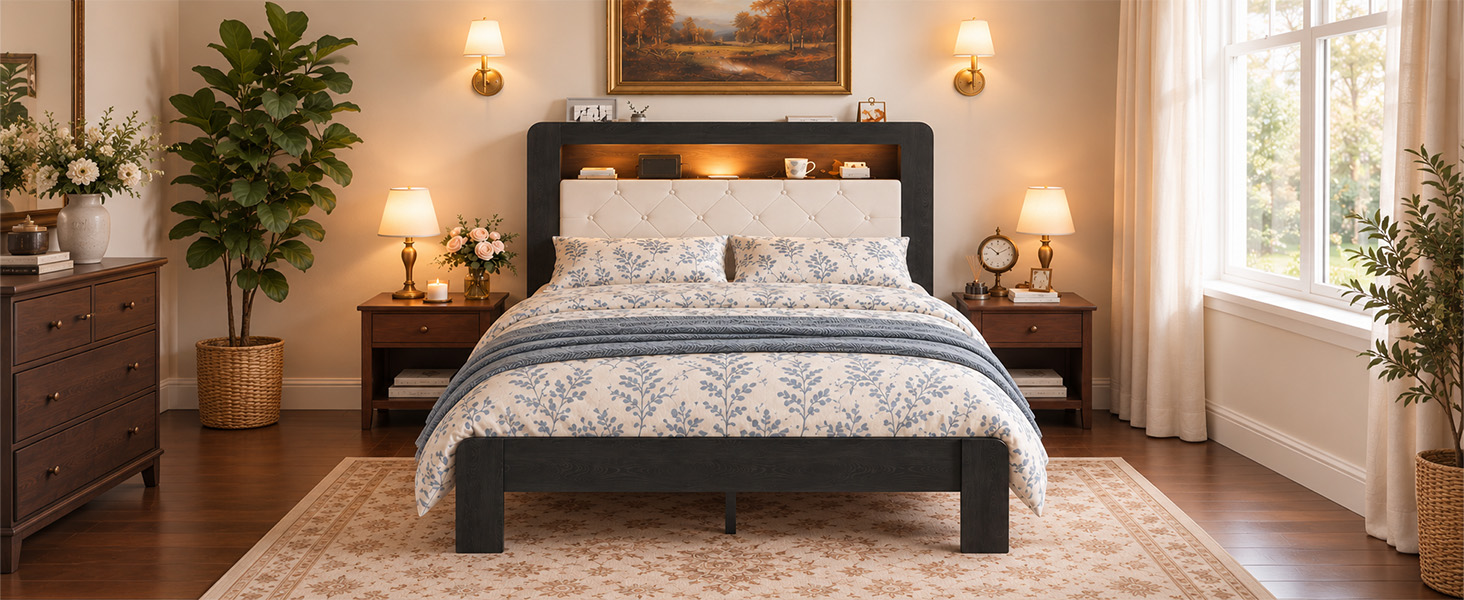 Queen Platform Bed Frame