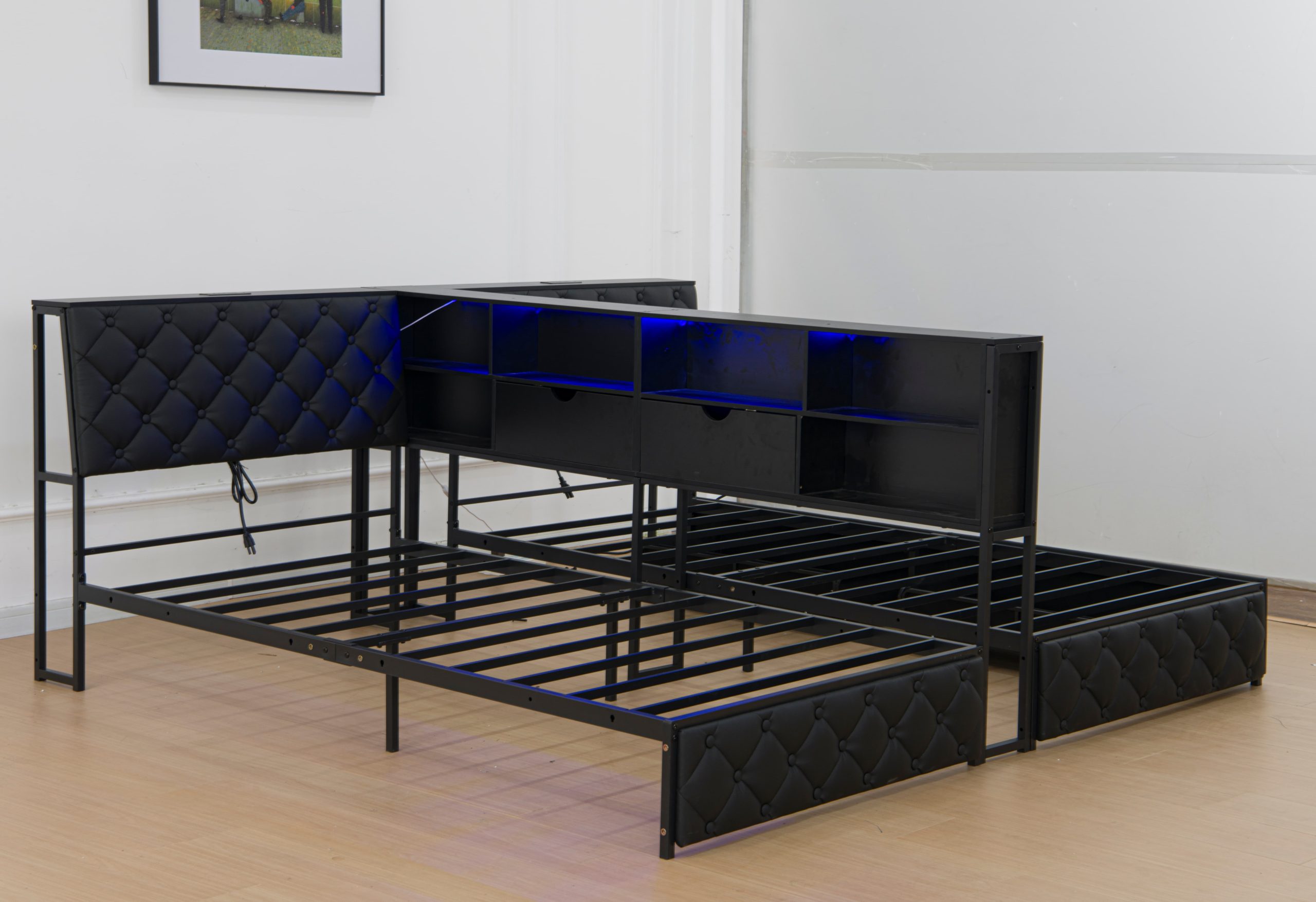 Twin Size Corner Bed Frame