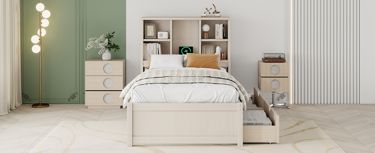 Modern Twin Size Bed Frame